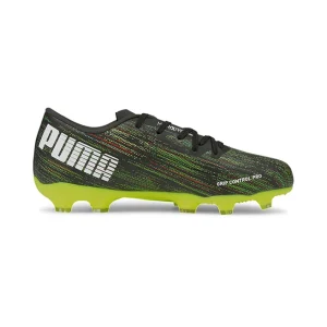 Puma Ultra 2.2 FG/AG Jr. Fussballschuh – Black Yellow Alert 12