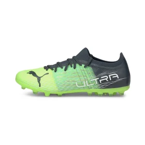 Puma ULTRA 3.3 MG Fussballschuh – Green Glare Elektro Aqua Spellbound 9