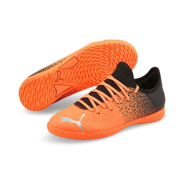 Puma FUTURE Z 4.3 IT JR Hallenschuh – Neon Citrus Diamond Silver Black 1