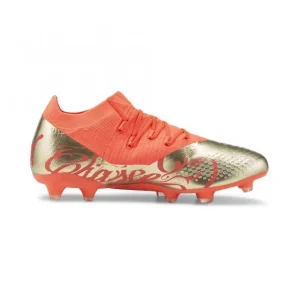 Puma FUTURE Z 3.4 NEYMAR NJr. FG/AG Fussballschuh – Fiery Coral Gold 12