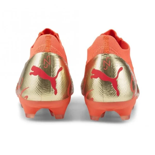 Puma FUTURE Z 3.4 NEYMAR NJr. FG/AG Fussballschuh – Fiery Coral Gold 6