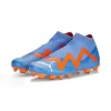 Puma MATCH+ LL FG/AG Fussballschuh – Blue Glimmer White Ultra Orange 22