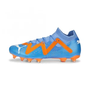 Puma FUTURE MATCH FG/AG Fussballschuh – Blue Glimmer White Ultra Orange 10