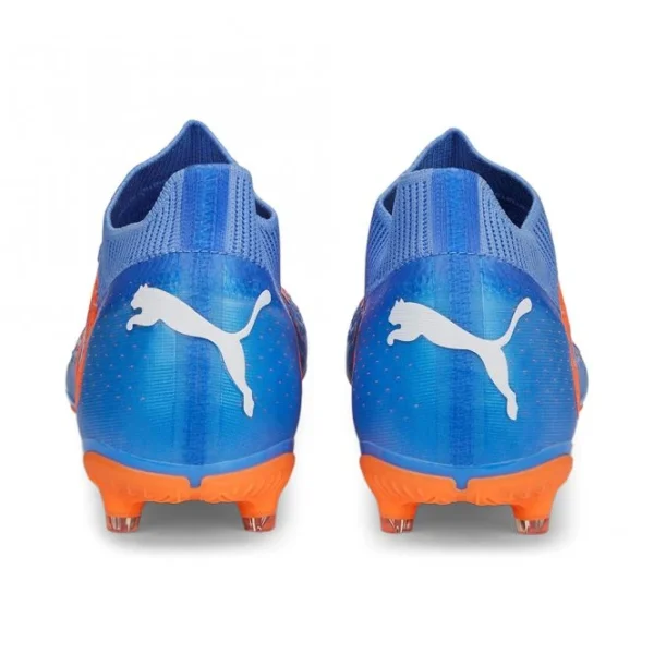 Puma FUTURE MATCH FG/AG Fussballschuh – Blue Glimmer White Ultra Orange 6