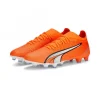 Puma ULTRA MATCH FG/AG Fussballschuh – Ultra Orange White Blue Glimmer 17