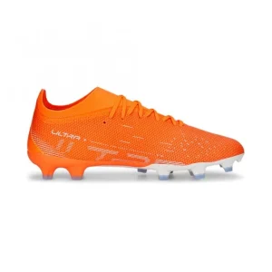 Puma ULTRA MATCH FG/AG Fussballschuh – Ultra Orange White Blue Glimmer 13