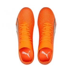 Puma ULTRA MATCH FG/AG Fussballschuh – Ultra Orange White Blue Glimmer 19