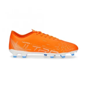 Puma ULTRA PLAY FG/AG Fussballschuh – Ultra Orange White Blue Glimmer 13