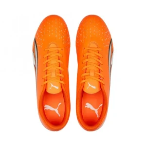 Puma ULTRA PLAY FG/AG Fussballschuh – Ultra Orange White Blue Glimmer 19