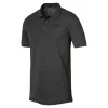 PUMA Herren ESS Pique Polo Shirt Keeps You Dry Dark Grey 5