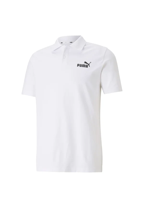 PUMA Herren ESS Pique Polo Shirt Weiss 586674 02 1