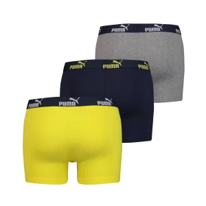 3 Er Pack Puma Boxer Boxershorts Herren Unterwäsche Sportliche Retro Pants 6