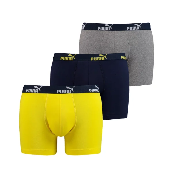 3 Er Pack Puma Boxer Boxershorts Herren Unterwäsche Sportliche Retro Pants 1