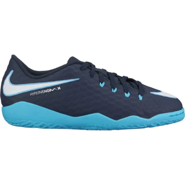 Nike Jr HypervenomX Phelon III IC Ice-Blau 1