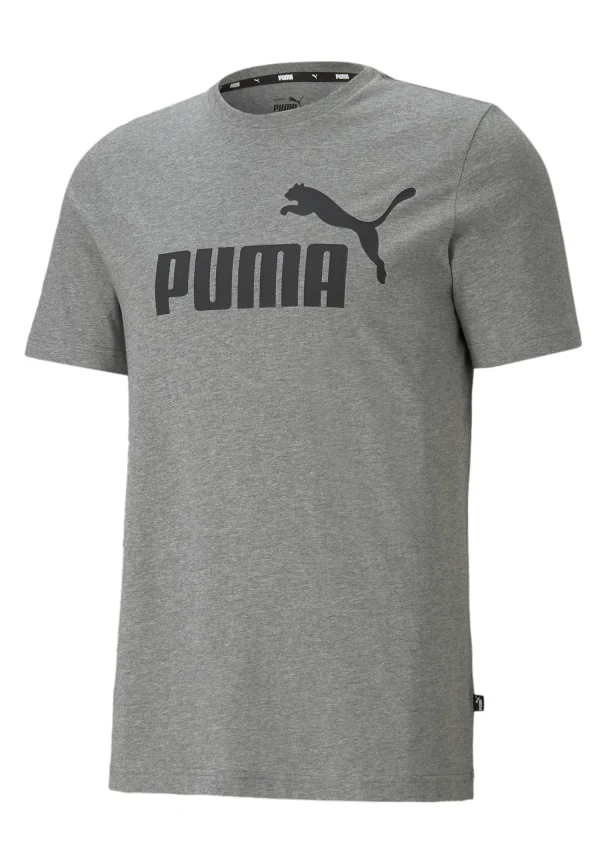 PUMA Herren Essentials No.1 Logo Tee T-Shirt 586666 Grau 1