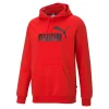 PUMA ESS Hoody FL Big Logo Herren Sweatshirt Kapuzenpullover 586686 11 Rot 17