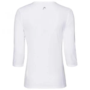 Head Club Tech 3/4 T-Shirt Damen – Weiss 6