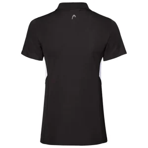 Head Club Tech Polo Damen – Schwarz 6