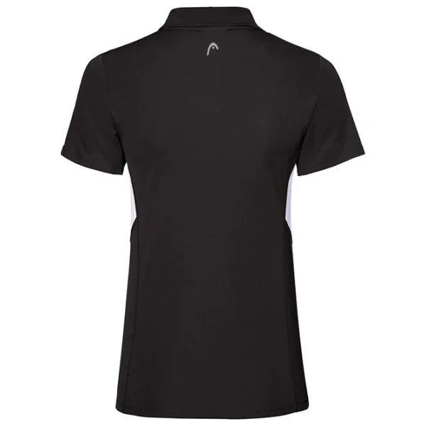 Head Club Tech Polo Damen – Schwarz 3