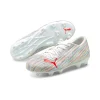 Puma Ultra 2.2 FG/AG Jr. Fussballschuh – White Red Blast 20