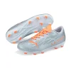 Puma ULTRA 4.4 FG/AG Jr Fussballschuh – Silber Orange 20