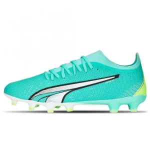 Puma ULTRA MATCH FG/AG Fussballschuh – Electric Peppermint White-Fast Yellow 6