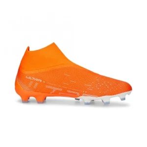 Puma ULTRA MATCH+ LL FG/AG Fussballschuh – Ultra Orange White Blue Glimmer 15