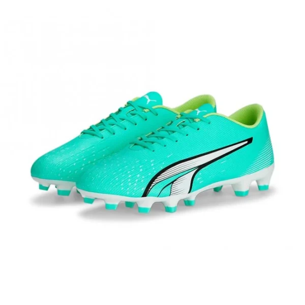 Puma ULTRA PLAY FG/AG Fussballschuh – Türkis Gelb 1