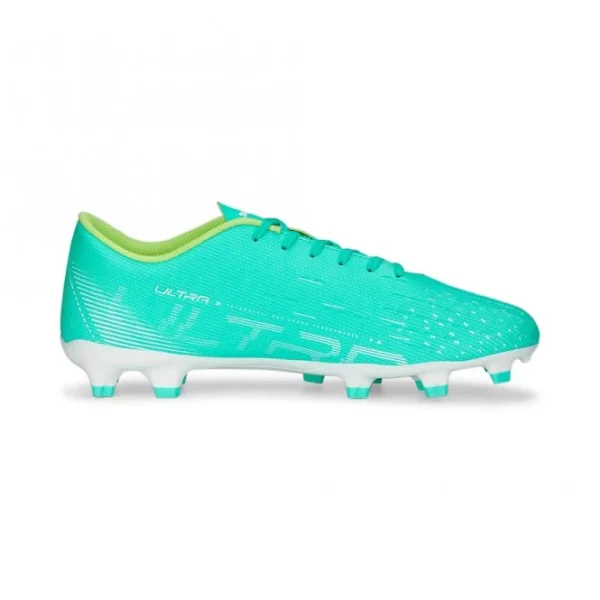 Puma ULTRA PLAY FG/AG Fussballschuh – Türkis Gelb 4