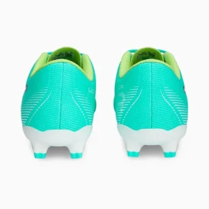 Puma ULTRA PLAY FG/AG Jr. Fussballschuh – Electric Peppermint White-Fast Yellow 13