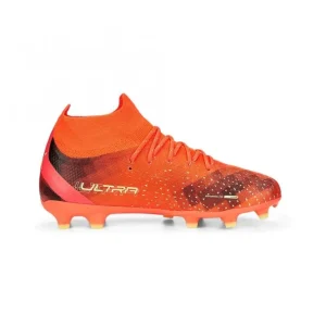 Puma ULTRA PRO FG/AG JR Fussballschuh – Fiery Coral Fizzy Light Black 12